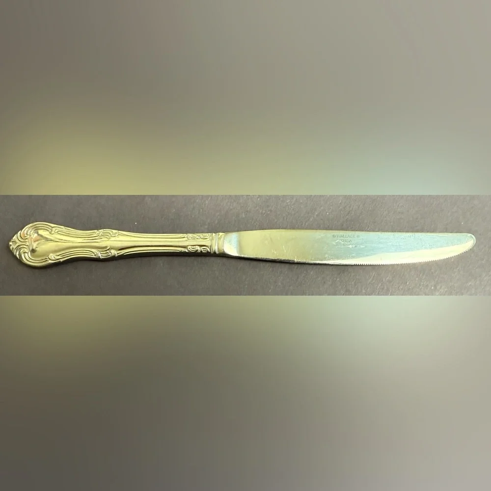 WALLACE SILVER Whitman Stainless Set of 10 Modern Knives Flatware‎ Silverware